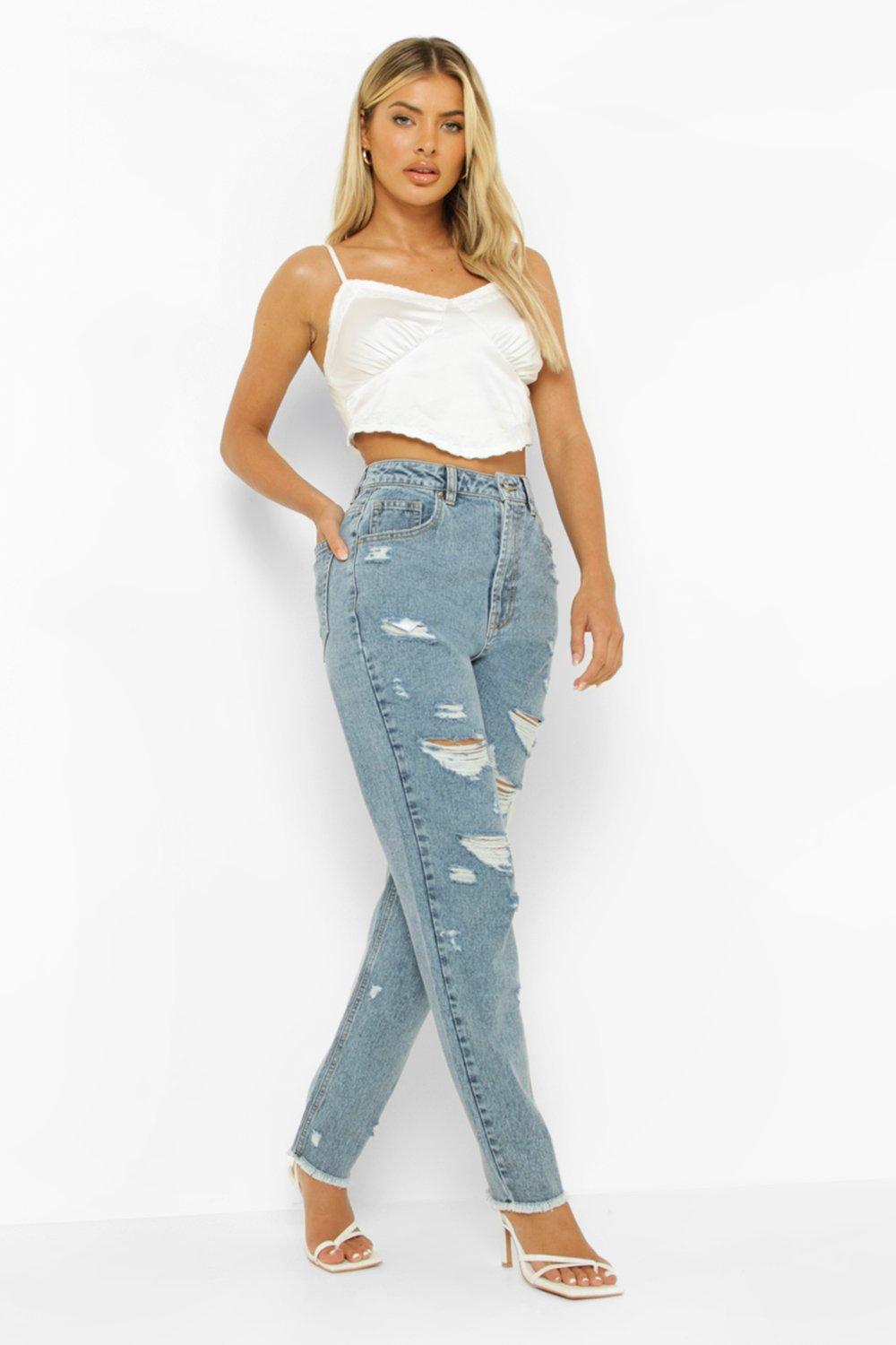 Boohoo hot sale mum jeans